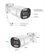 Camera de Supraveghere IP ,POE, 5MP Full HD, TSS-IP01CG, Bullet, Lentila 3,6mm ,IR 30M - imagine 2