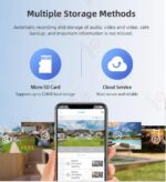 Camera de Supraveghere cu Panou Solar WiFi TSS-Q7A-W ,PTZ Dome, Full HD 3MP, Zoom digital 4X, IR 30m, cu Aplicatie Mobila - imagine 5