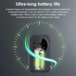 Sonerie Video Wireless TSS-HYF-M8, Camera Video, Microfon, Night Vision, Conectare la Telefon, Aplicatie Tuya, Negru - imagine 2