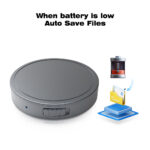 Mini Reportofon Digital TSS-ZH007, Activare Vocala, MP3 Player, Memorie 64GB ,Autonomie 70 ore, Magnet, Gri - imagine 6