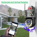 Camera de Supraveghere Wi-Fi ,PTZ, TSS-Y95-W cu Trei Lentile 3MP/3MP+50X Zoom, IR 120m ,Audio Bidirectional, Detectia Miscarii, Slot Card ,App ICSee - imagine 4