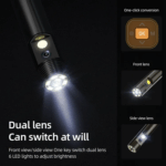 Camera Endoscopica Profesionala TSS-113B-1, Lentila 8mm, 2MP, Ecran 4.3 inch IPS, Slot Card, Cablu 5m - imagine 5