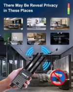 Detector de Aparate Spion Camere, Microfoane, Localizatoare GPS, cu 3 Antene si Alarma TSS-G618 - imagine 2