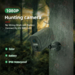 Cameră de vânătoare profesională 4G TSS-S6C Live, cu Panou Solar 3,3W, Full HD 4MP, Detectare Mișcare, Night Vision, APP Control, Waterproof - imagine 6