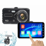 Camera Auto Dubla Fata si Spate ,TSS-JT672, 1080P FHD, Night Vision, Ecran 4" Touch Screen, Unghi 170 grade - imagine 3