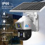 Camera de supraveghere 4G, TSS-D205, cu Panou Solar, Full HD , 2 lentile, PTZ Control din aplicatie, Comunicare bidirectionala, Night Vision,Slot Card - imagine 3