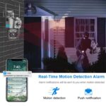 Camera de Supraveghere Profesionala PTZ Wi-Fi, TSS-H803-W, cu Doua Lentile 2MP/2MP, IR 20m ,10x Zoom,Detectia Miscarii, Slot Card ,cu Aplicatie mobila - imagine 3