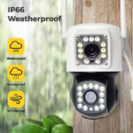 Camera de Supraveghere WIFI PTZ , TSS-V28, cu 2 Lentile , 2MP/2MP Full HD, Night Vision, Audio-Video ,Detectia Miscarii, Slot card - imagine 3