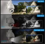 Camera de Supraveghere WIFI/IP Sricam, 5MP Full HD, Audio-Video, Vedere Nocturna, Detectia Miscarii, Slot card, cu Aplicatie Mobila - imagine 3