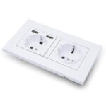 Priza Dubla cu Camera Mini WiFi, TSS-EUC2-2 , Full HD, Inregistrare Audio-Video, Detectia Miscarii, cu Aplicatie Mobila, Alba - imagine 4