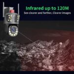 Camera de Supraveghere Wi-Fi ,PTZ, TSS-Y95-W cu Trei Lentile 3MP/3MP+50X Zoom, IR 120m ,Audio Bidirectional, Detectia Miscarii, Slot Card ,App ICSee - imagine 6