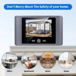 Vizor cu Sonerie si Camera TSS-100PC, Ecran IPS 2.8 inch, Interfon, Detectia Miscarii, Vedere Nocturna, Slot Card SD - imagine 8