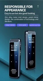 Mini Recorder Digital TSS-Q55, cu Ecran, Doua Microfoane, MP3 Player, USB, Difuzor,Memorie 16GB,Slot Card - imagine 3