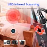 Detector de  Aparate Spion Camere, Microfoane, Localizatoare GPS, Reportofoane, TSS-K88, Detector de Unde Magnetice, Scanare Laser - imagine 4