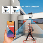 Camera de Supraveghere Audio-Video Wi-Fi cu Panou Solar, TSS-S03AN, 4MP, FullHD, Night Vision IR 25m, Slot SD Card,cu Acumulatori Inclusi si Aplicatie mobila - imagine 6