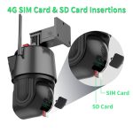 Camera de Supraveghere 4G ,PTZ, TSS-Y95-4G cu Trei Lentile 3MP/3MP+50X Zoom, IR 120m ,Audio Bidirectional, Detectia Miscarii, Slot Card ,App ICSee - imagine 6