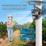 Camera de Supraveghere cu Panou Solar ,PTZ  4G, TSS-Q5M-Z, cu Doua Lentile 3MP/3MP, IR 40m ,50X Zoom, Detectia Miscarii, Slot Card ,App Ubox - imagine 3