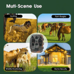 Camera de Vanatoare TSS-950A, cu 2 Lentile, Foto 36MP, Full HD, Audio-Video, IR 25m, cu Stocare Imagini si Video pe Card SD - imagine 6