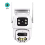 Camera de Supraveghere WIFI PTZ , TSS-P10, cu 2 Lentile , 3MP/3MP Full HD, Night Vision, Audio-Video ,Detectia Miscarii, Slot card - imagine 2
