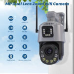 Camera de Supraveghere Profesionala ,PTZ 4G TSS-Y92-4G cu Doua Lentile 3MP/3MP, IR 120m ,50X Zoom, Detectia Miscarii, Slot Card ,App ICSee - imagine 3