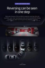 Oglinda Retrovizoare cu Camera Video DVR, Fata-Spate TSS-GT950, Full HD cu G-Senzor , Ecran Touchscreen10 Inchi , Unghi larg de 170 grade, Slot Card - imagine 7