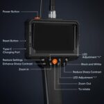 Camera de Inspectie Endoscop Profesionala, 4.3", Full HD, Cablu 5 Metri, Lentila 8mm, Baterie 2000mAh, TSS-G40-M - imagine 4
