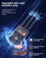 Detector de Aparate Spion Camere, Microfoane, Localizatoare GPS, cu 3 Antene si Alarma TSS-G618 - imagine 7