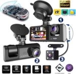 Camera Auto Tripla  TSS-S1, Full HD, Ecran LCD 2", Unghi de 170 grade, Detectia Miscarii,G Senzor, Night Vision, Slot Card - imagine 7