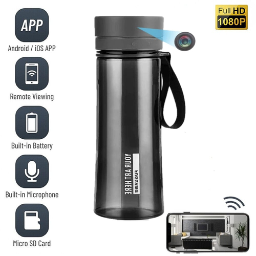 Camera Spion TSS-V004 Ascunsa in Sticla de Apa Sport