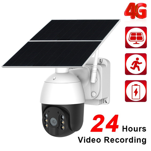 Camera de Supraveghere 4G cu Panou Solar 20w