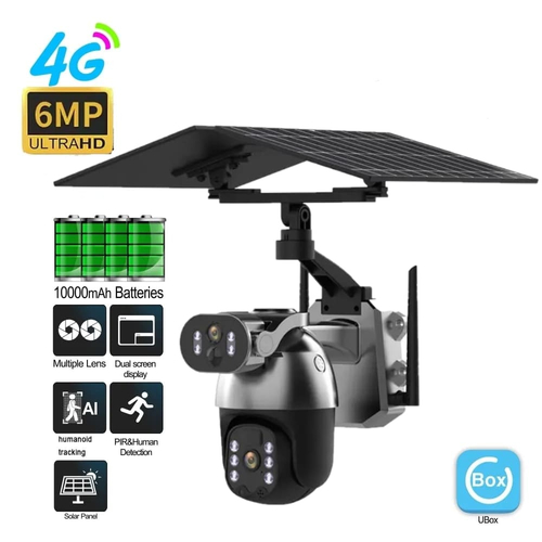 Camera de Supraveghere cu Panou Solar