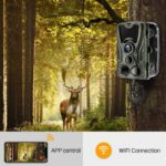 Camera de vanatoare WIFI, TSS-801B-W, Foto 24MP, cu Ecran 2.4'', 5MP 1080P,  Video si Audio, IR 20m, cu Stocare pe SD Card si Aplicatie Mobila - imagine 5