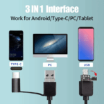 Camera Endoscop 3 in 1, TSS-108A, 5 MP , Lentila 11.2mm ,Auto Focus, Android/Windows/Mac OS - imagine 2