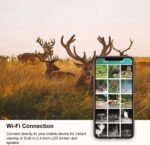 Camera de vanatoare WIFI, TSS-801B-W, Foto 24MP, cu Ecran 2.4'', 5MP 1080P,  Video si Audio, IR 20m, cu Stocare pe SD Card si Aplicatie Mobila - imagine 3