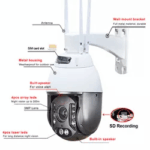 Camera de Supraveghere PTZ 360 Profesionala 4G BAH-200, 5mpx, 40X Zoom motorizat, IR 200m - imagine 5