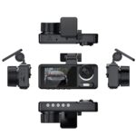 Camera Auto Tripla TSS-Y15, Ecran IPS de 2", Full HD, Unghi 170 grade, G Senzor, Detectarea miscarii, Night Vision, Slot SD Card - imagine 6