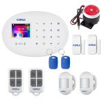 Sistem de alarma profesional cu 8 senzori W204 Wifi