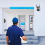 Camera de Supraveghere WIFI PTZ , TSS-A32, cu 2 Lentile , 3MP/3MP Full HD, Night Vision, Audio-Video ,Detectia Miscarii, Slot card - imagine 6