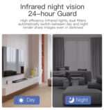 Mini Camera Supraveghere 4G cu detectare a mișcării PIR, IR invizibil, Retea GSM și monitorizare de la distanță prin intermediul aplicației mobile - imagine 3