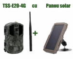 Camera de Vanatoare Profesionala 4G Livestream E20G, cu Panou Solar 3W, Foto14MP, 2.7k Video, IR 20m, Waterproof - imagine 2