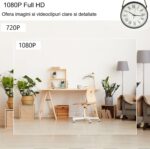 Camera Spion WIFI, TSS-MCPAN01 Ascunsa in Ceas de Perete, 5MP, Full HD, Inregistrare Audio-Video si Aplicatie Live - imagine 5