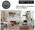 Ceas de Perete cu Camera Mini ,Wi-Fi, TSS-MCPN03-2 , Full HD, Inregistrare Audio-Video si Aplicatie Live , Diametru ceas de 20 cm - imagine 5