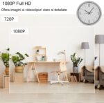 Camera Spion WIFI, TSS-MCPAG03 Ascunsa in Ceas de Perete, 5MP, Full HD, Inregistrare Audio-Video si Aplicatie Live - imagine 4