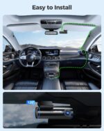 Camera Auto DVR Azdome M300, 1296P, WiFi, Unghi Larg, Conexiune Wi-Fi, G Senzor, WDR, Night Vision, Comanda Vocala, Slot Card - imagine 5