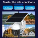 Camera de Supraveghere Wi-Fi cu Panou Solar 20w, 3MP, Inregistrare 24h/7, TSS-LC-24H-W, FullHD, IR 30m - imagine 5