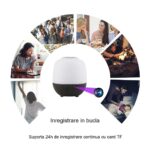 Camera Mini Wi-Fi, TSS-DAT6-B-2 ,Ascunsa in Difuzor de Aroma Terapie, Full HD, Inregistrare Audio-Video, Activare la Miscare ,cu Aplicatie Mobila - imagine 4