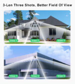 Camera de supraveghere WIFI, TSS-WL350-10X, Full HD, Zoom 10X, 3 lentile, Control din aplicatie, Comunicare bidirectionala, Urmarire automata - imagine 6