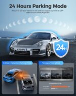 Camera Auto DVR Azdome M300, 1296P, WiFi, Unghi Larg, Conexiune Wi-Fi, G Senzor, WDR, Night Vision, Comanda Vocala, Slot Card - imagine 6