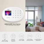 Sistem de alarma profesional cu 8 senzori W204 Wifi, GSM - imagine 2