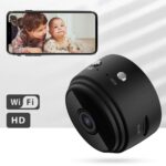 Camera Spion de supraveghere WiFi,A9 Senzor de miscare, HD, 1080, Negru - imagine 5
